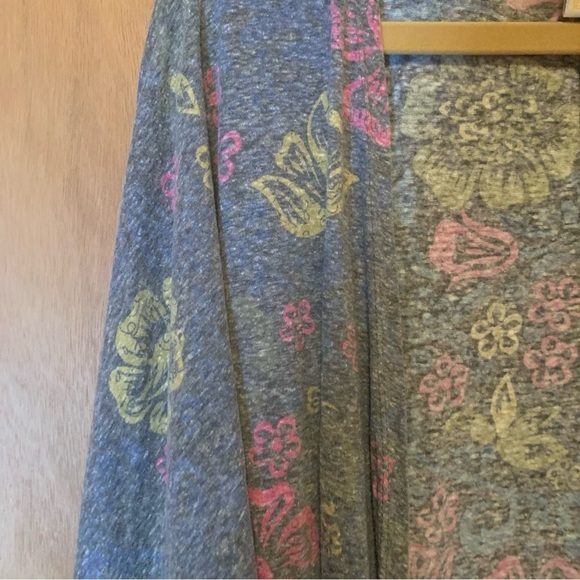 LulaRoe  Womens Large Colorful Lindsay Open Front Cardigan Long Sleeve - Picture 6 of 14